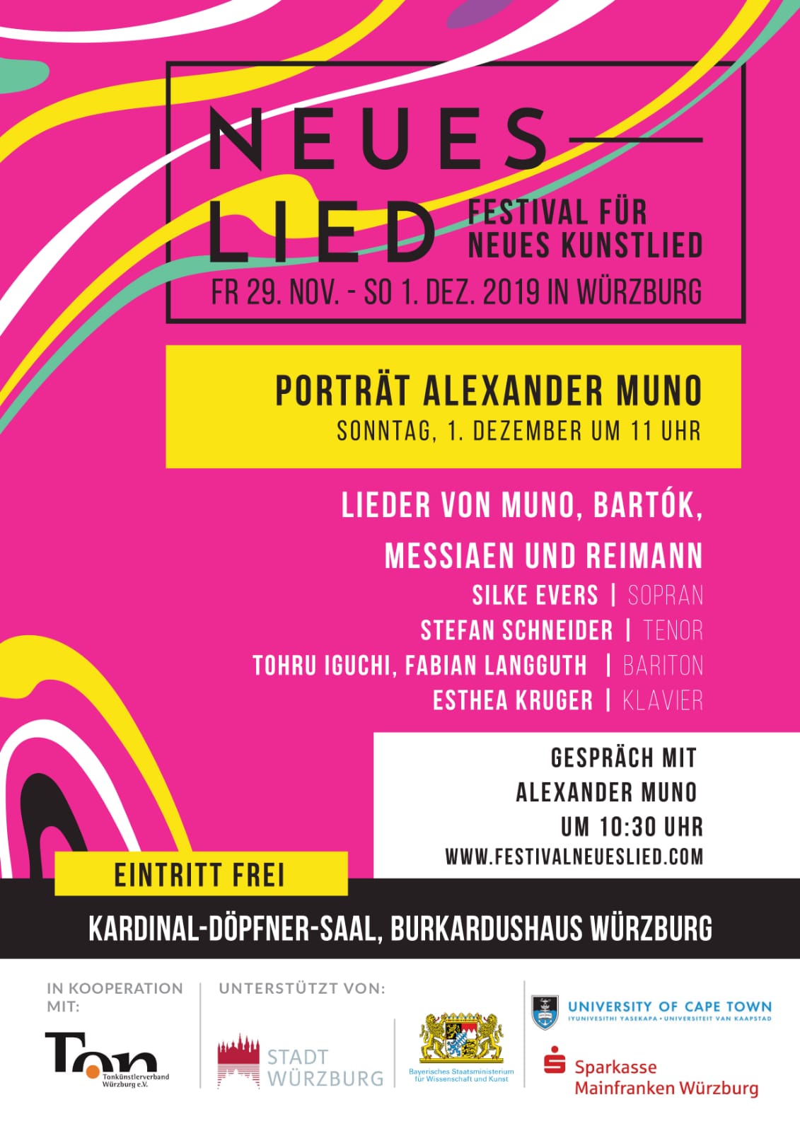 Plakat Festival Neues Lied Dez 2019
